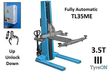 Mobiele 1 Koloms Hefbrug 3,5T Volautomatisch TyreON TL35ME