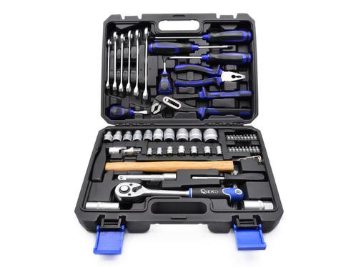 Gereedschap Set - Ratel Set - 66 Dlg - Doppenset - 1/2 En, Auto diversen, Autogereedschap, Nieuw, Ophalen of Verzenden