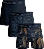 Muchachomalo Boxershorts 3-Pack Circle Of Life maat XL Heren, Kleding | Heren, Ondergoed, Verzenden, Blauw, Muchachomalo, Boxer