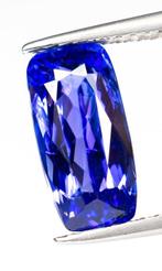 Zonder Minimumprijs Tanzaniet - 2.55 ct - Bellerophon Gemlab, Sieraden, Tassen en Uiterlijk, Edelstenen, Nieuw