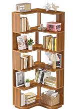 Hoekboekenkast Industrieel – 6 Lagen Ruimtebesparend Rek, Verzenden, Nieuw