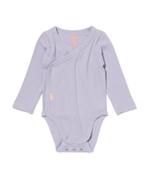 HEMA Newborn meegroei overslagromper rib met bamboe stretch, Verzenden, Nieuw