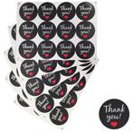 Fako Bijoux® - Thank You Stickers Op Vel - 38mm - Thank You, Verzenden, Nieuw