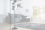 Elegante design vloerlamp MAGMA 170cm zwart goud vloerlamp -, Huis en Inrichting, Lampen | Vloerlampen, Ophalen of Verzenden, Nieuw