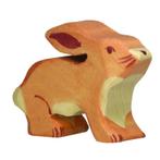 Holztiger - Houten Dieren - Haas 6 cm, Nieuw