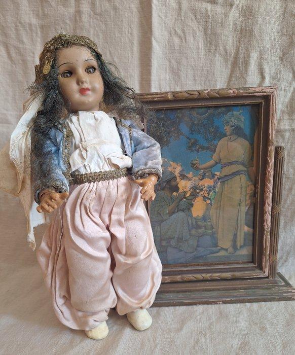 Unis France 301 e un antico art Deco decorative quadro in, Antiek en Kunst, Antiek | Speelgoed