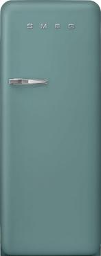 Smeg FAB28RDEG5 rechtsdraaiende koelkast - Emerald Green, 150 tot 200 liter, Verzenden, 60 cm of meer, Met aparte vriezer