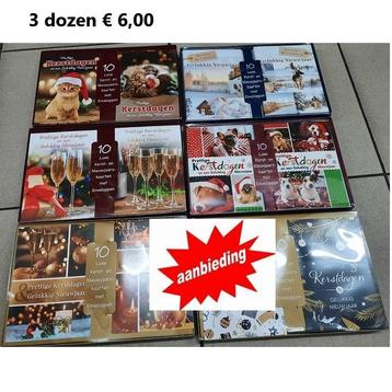 3 dozen Kerstkaarten beschikbaar voor biedingen