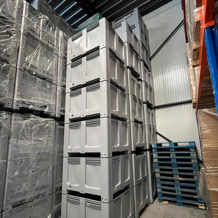 Projectrestant: Palletbox 1200 x 1000 x 760 mm  - 28 stuks, Doe-het-zelf en Verbouw, Kratten en Dozen, 100 cm of meer, Nieuw, Bak of Kist