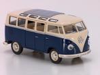 GSDCCkin 0007005b 1/24 Volkswagen Samba Bus blue (Personen), Nieuw, Ophalen of Verzenden