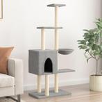 vidaXL Kattenmeubel met sisal krabpalen 145 cm lichtgrijs, Dieren en Toebehoren, Katten-accessoires, Verzenden, Nieuw