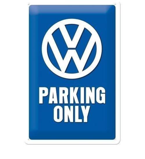 VW parking only reclamebord, Verzamelen, Merken en Reclamevoorwerpen, Nieuw, Ophalen of Verzenden