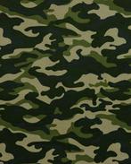 Baby Rib Camouflage, Hobby en Vrije tijd, Stoffen en Lappen, Nieuw, Overige kleuren