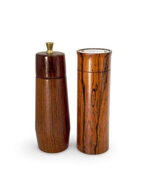 Dansk Design - Peper- en zoutstel (2) - Wengéhout, Antiek en Kunst, Antiek | Meubels | Stoelen en Banken