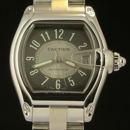 Cartier Roadster 2510 uit 2010, Sieraden, Tassen en Uiterlijk, Horloges | Heren, Polshorloge, Gebruikt, Verzenden