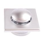 Mini Knop+Ring Vierkant Pushlock Nikkel Mat 2st., Caravans en Kamperen, Ophalen of Verzenden, Nieuw