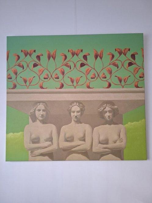 Leo van den Herik (1956) - Drie gratiën, Antiek en Kunst, Kunst | Schilderijen | Modern
