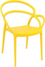 Tuinstoel - Mila - Geel - Siesta Exclusive, Tuin en Terras, Tuinstoelen, Verzenden, Nieuw
