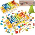 Houten sorteer puzzel / berenbus: educatief speelgoed, Kinderen en Baby's, Speelgoed | Houten speelgoed, Nieuw, Overige typen
