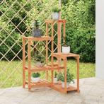 vidaXL Plantenstandaard 62,5x61,5x101,5 cm massief vurenhout, Verzenden, Nieuw