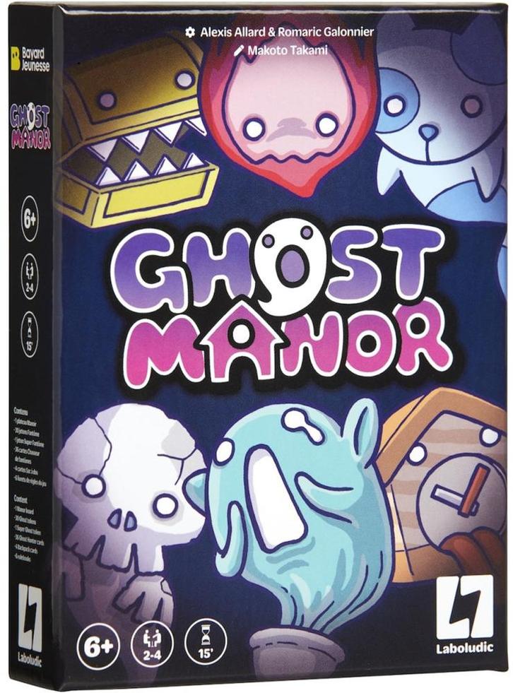 Ghost Manor - Kaartspel | Laboludic - Kaartspellen, Hobby en Vrije tijd, Gezelschapsspellen | Kaartspellen, Nieuw, Verzenden