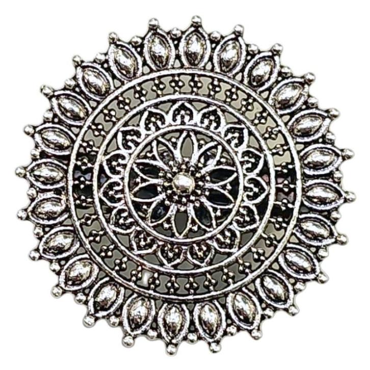 Fako Bijoux® - Vestsluiting Broche Rond - Vestclip - Ster, Sieraden, Tassen en Uiterlijk, Broches, Verzenden