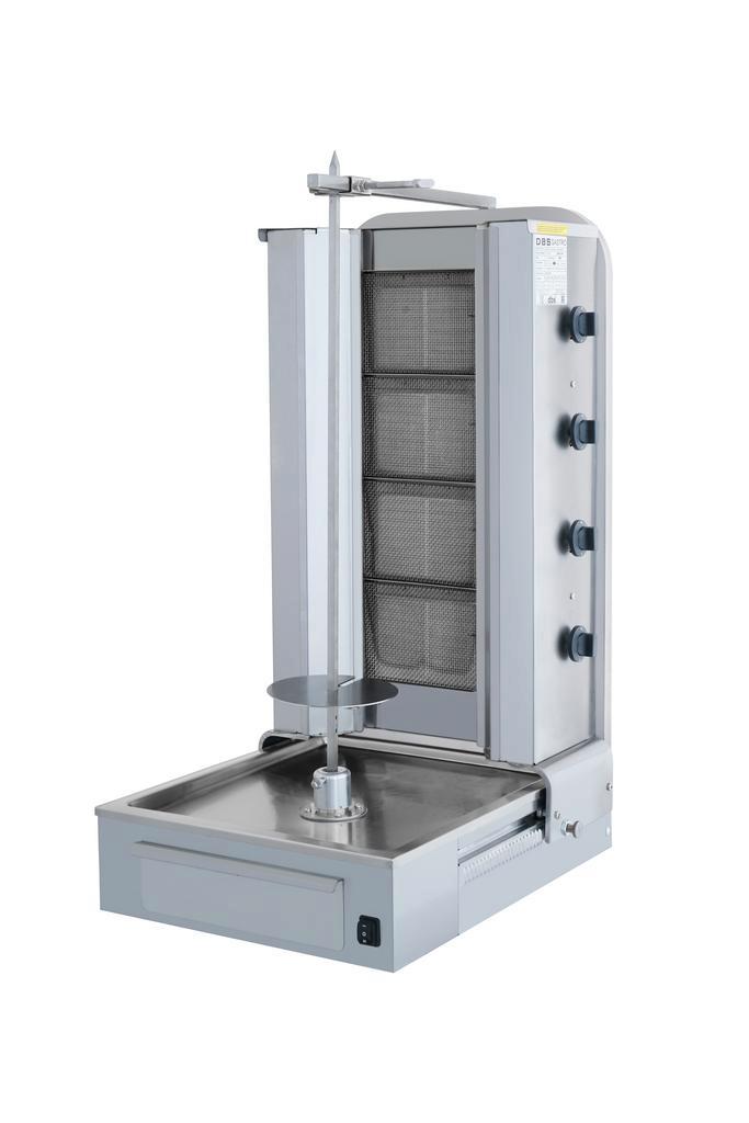 Dibeksan Donergrill | Gas | 4 Branders | Max. 70 kg | Nieuw!, Zakelijke goederen, Horeca | Keukenapparatuur, Nieuw in verpakking