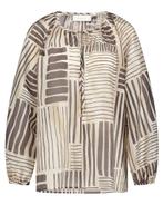-30% Nukus  Nukus Top lange mouw nks01069 yoni  maat L, Kleding | Dames, Verzenden, Nieuw, Bruin