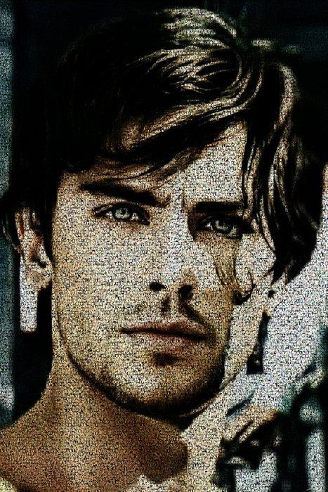 David Law (1967) - Crypto Alain Delon - Format XL 60x90, Antiek en Kunst, Kunst | Designobjecten