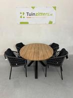 Hartman Hera/Stephanie 5-delige Diningset (speciale prijs), Tuin en Terras, 6 zitplaatsen, Teakhout, Nieuw, Ophalen of Verzenden