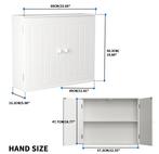 Badkamer Opbergkast met 2 Deuren – Wand en Vloerstaand, Huis en Inrichting, Badkamer | Badkamermeubels, Verzenden, Nieuw