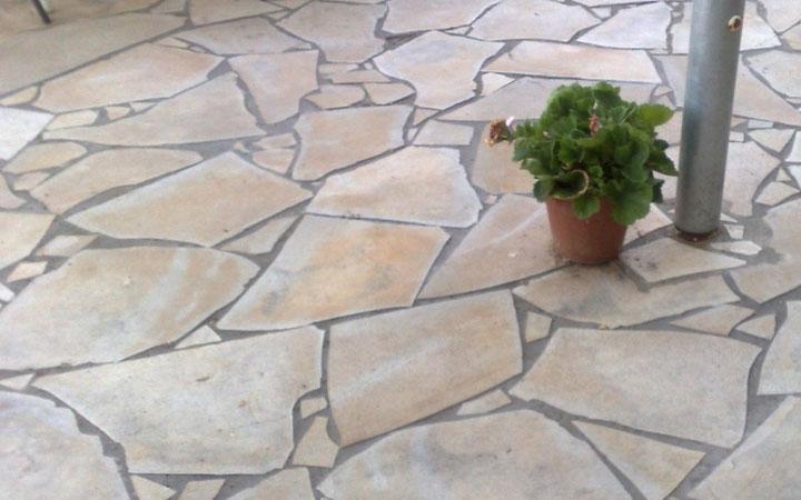 mediterraanse flagstones Solnhofer tuintegels € 29,95 p/m2, Tuin en Terras, Tegels en Klinkers, Terrastegels, Nieuw, Natuursteen