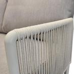 Joshua hoek loungeset 3 delig aluminium latte, Tuin en Terras, Ophalen of Verzenden, Nieuw