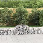 vidaXL Schanskorven 3 st gewelfd 200x50x40/60 cm, 100 cm of meer, Verzenden, Nieuw, Metaal