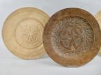 Drie houten dienbladen - Maroons - Suriname (Zonder, Antiek en Kunst