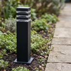 Malibu | Staande buitenlamp | 50cm | Zwart | E27 fitting, Ophalen of Verzenden, Nieuw, Netvoeding, Staande lamp