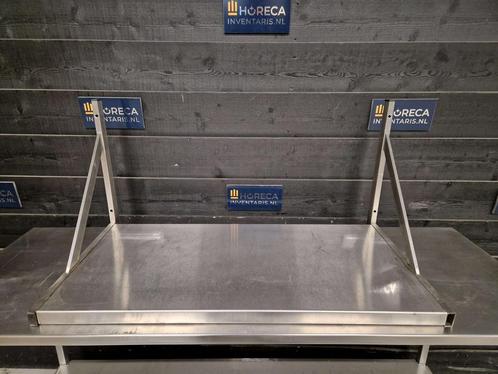 Wandschap | plateau | RVS | 104 cm, Zakelijke goederen, Horeca | Keukenapparatuur, Gebruikt, RVS Meubilair