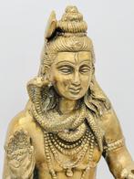 Lord Shiva met zijn Trishul 36 cm - Messing - India - Eind