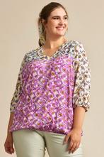 Zhenzi blouse MIXIE patchwork Maat:, Kleding | Dames, Blouses en Tunieken, Verzenden, Nieuw, Overige kleuren