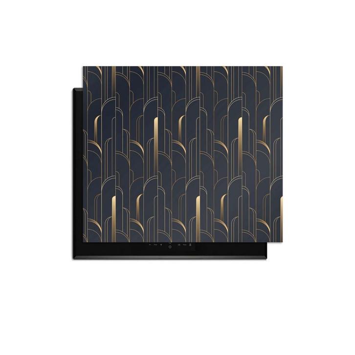 Art Deco Lines – Inductie Beschermer - 52x35 cm, Huis en Inrichting, Keuken | Keukenbenodigdheden, Nieuw, Verzenden