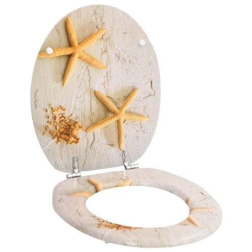 vidaXL Toiletbril zeester MDF, Doe-het-zelf en Verbouw, Sanitair, Nieuw, Verzenden
