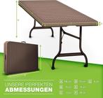 Tillvex® Inklapbare Tafel - Campingtafel - Klaptafel - 180x7, Verzenden, Zo goed als nieuw
