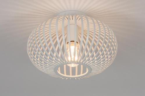 Rietveld Plafondlampen - Wit - Metaal, Huis en Inrichting, Lampen | Plafondlampen, Verzenden
