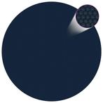 vidaXL Zwembadfolie solar drijvend 356 cm PE zwart en blauw, Verzenden, Nieuw