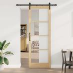 vidaXL Schuifdeur Anders ORKDAL Bruin 83 x 232 cm, Doe-het-zelf en Verbouw, Deuren en Horren, Verzenden, Nieuw