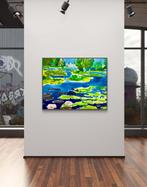 maZe - WATER LILIES - XL, Antiek en Kunst, Kunst | Schilderijen | Modern