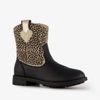 Blue Box meisjes enkellaarsjes cheetah print zwart maat 22, Verzenden, Nieuw
