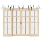 vidaXL Doos met onderdelen voor schuifdeur 305 cm staal, Doe-het-zelf en Verbouw, Verzenden, Nieuw