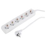 Tafelcontactdoos 6 voudig wit + RA - 3 meter, Ophalen of Verzenden, Nieuw