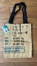 tas, schoudertas, gerecyclede theezakken, fair trade, Sieraden, Tassen en Uiterlijk, Tassen | Schoudertassen, Ophalen of Verzenden